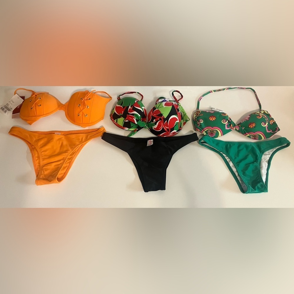 Recco Brazilian Bikini Size Large New With Tags